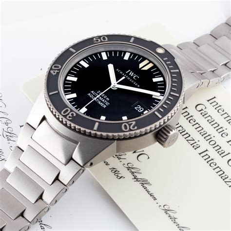 iwc aquatimer automatic 2000 edition|iwc aquatimer 2000 titanium.